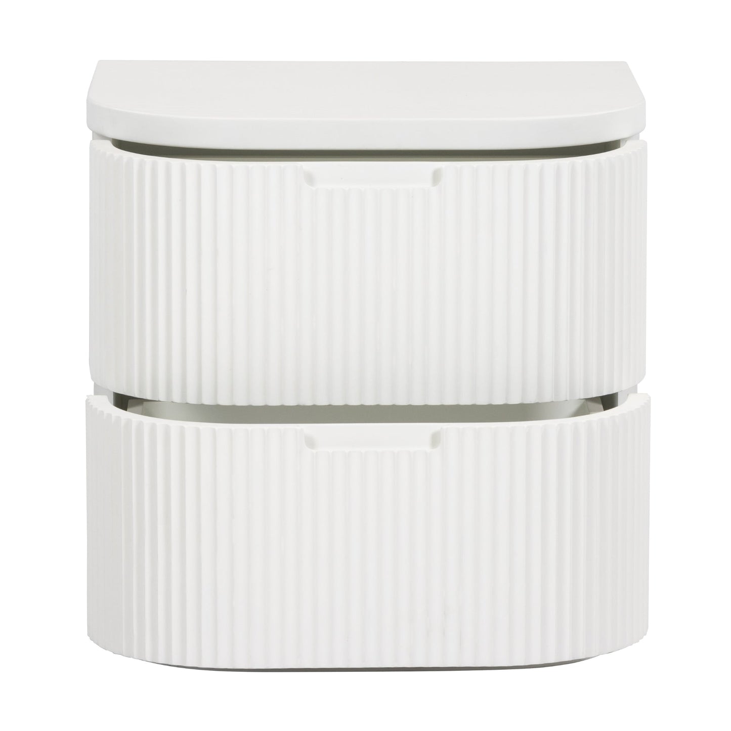 Manna Bedside Table White