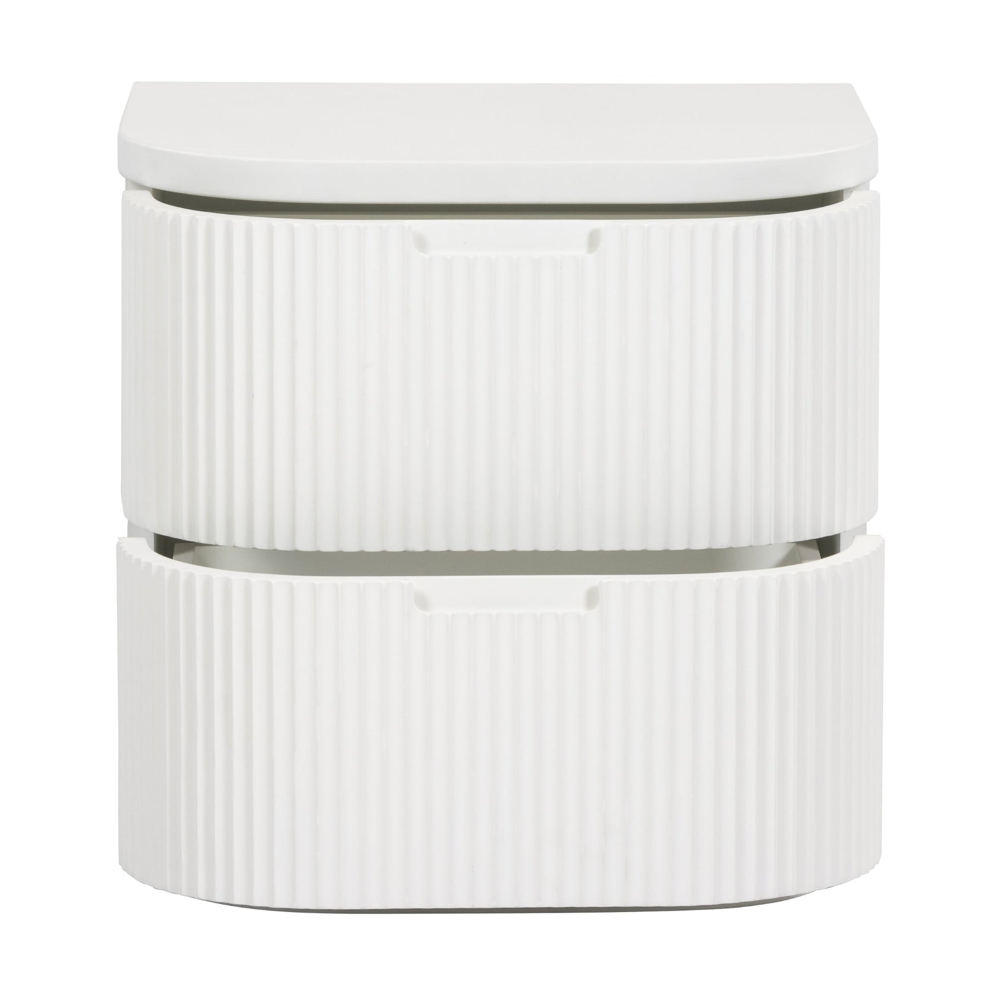 Manna Bedside Table White