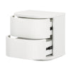 Manna Bedside Table White