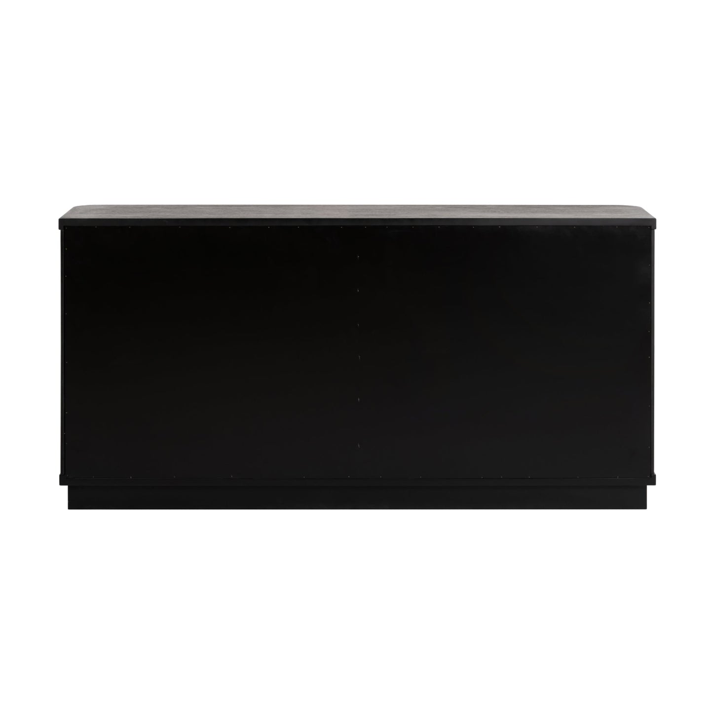 Manna Dresser Fluted Chest of Drawer Black
