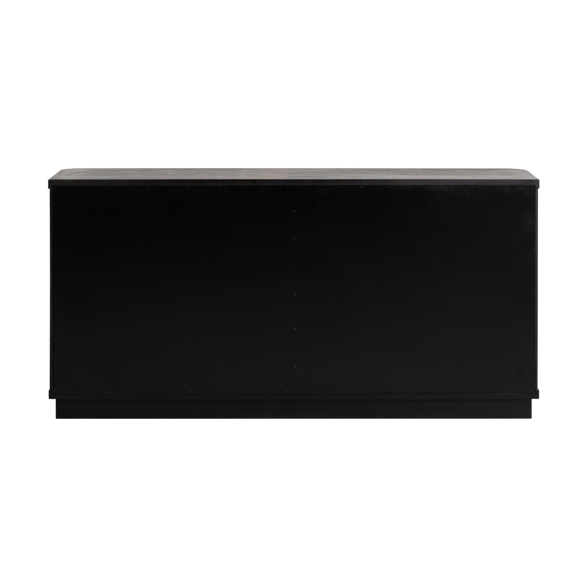 Manna Dresser Fluted Chest of Drawer Black
