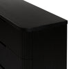 Manna Dresser Fluted Chest of Drawer Black