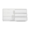 Manna Dresser Fluted Chest of Drawer White