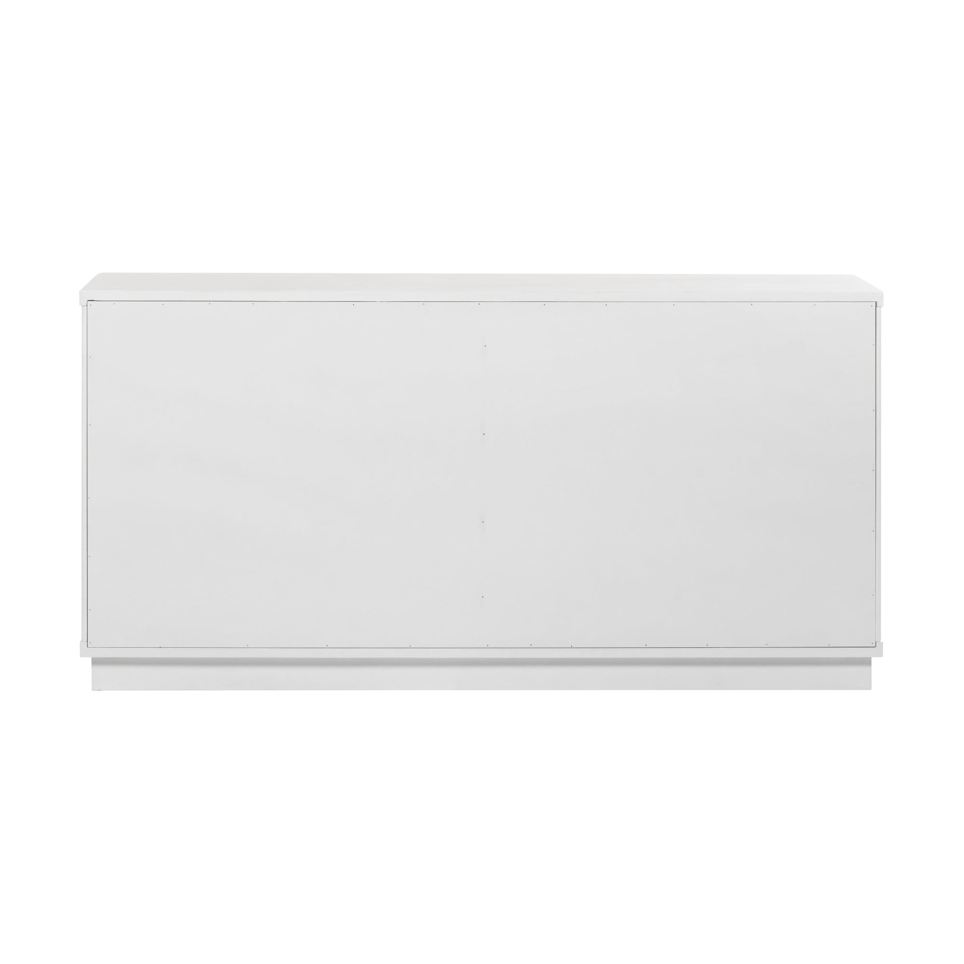Manna Dresser Fluted Chest of Drawer White