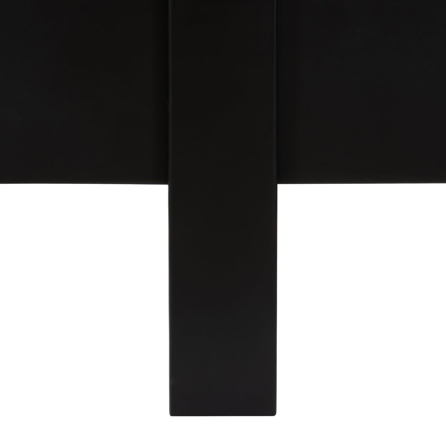 Manna King Bed Fluted Frame Black