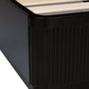 Manna King Bed Fluted Frame Black