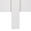 Manna King Bed Fluted Frame White