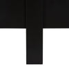 Manna Queen Bed Fluted Frame Black