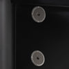 Manna Queen Bed Fluted Frame Black