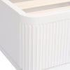 Manna Queen Bed Fluted Frame White