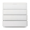 Manna Tallboy Fluted Chest of Drawer White