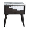 Marcello Bedside Table Nightstand Side End Bedroom Storage Cabinet Dark Brown