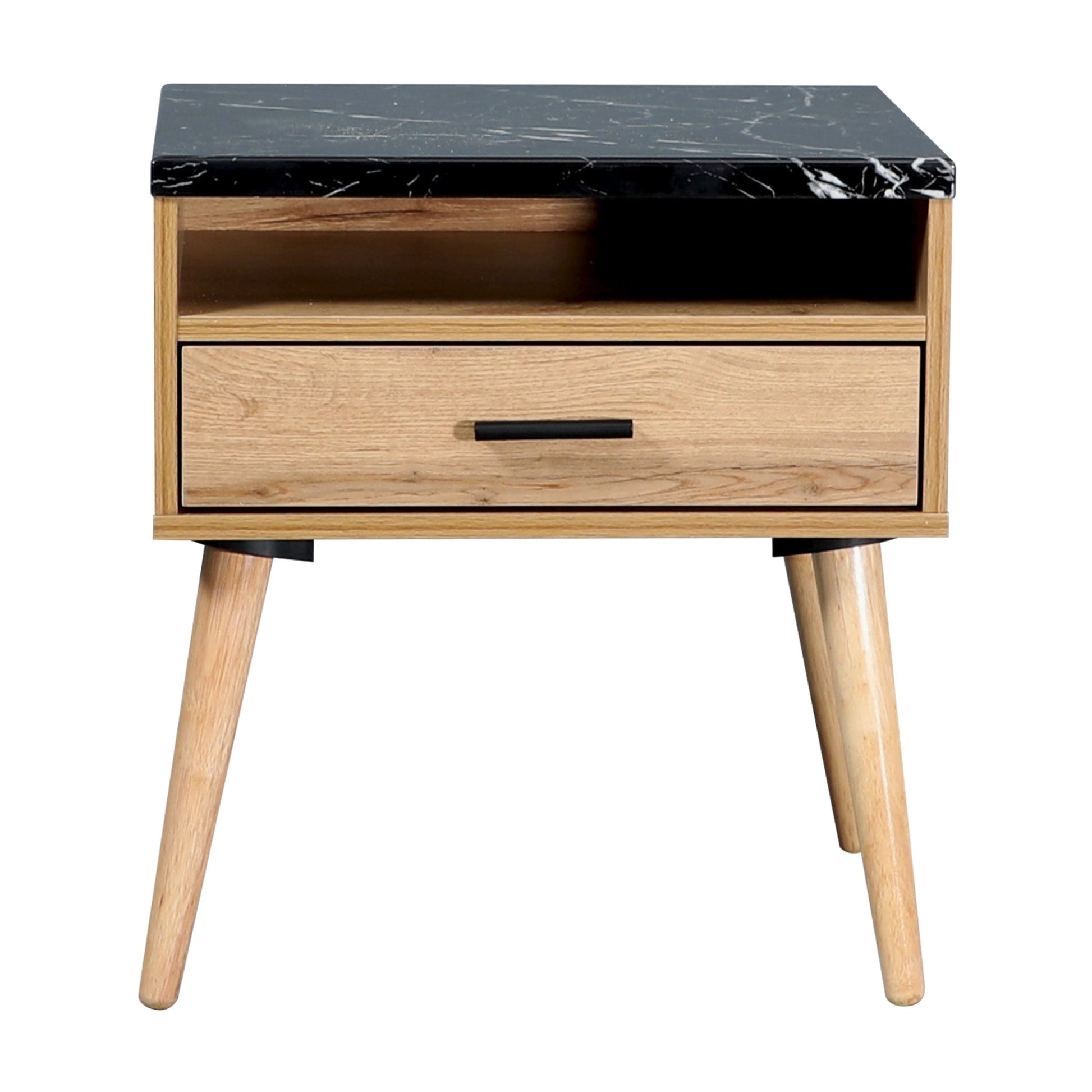 Marcello Bedside Table Nightstand Side End Bedroom Storage Cabinet Wotan Oak