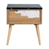 Marcello Bedside Table Nightstand Side End Bedroom Storage Cabinet Wotan Oak