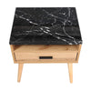 Marcello Bedside Table Nightstand Side End Bedroom Storage Cabinet Wotan Oak