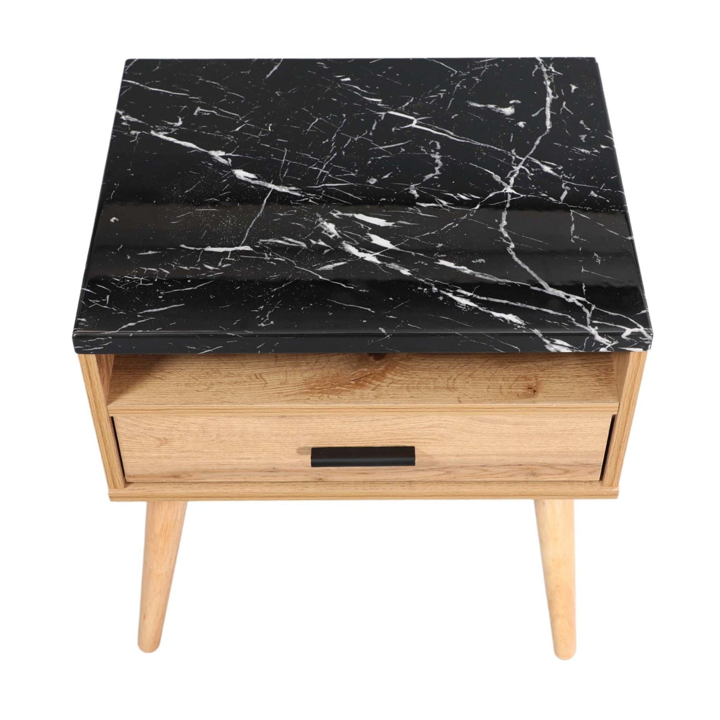 Marcello Bedside Table Nightstand Side End Bedroom Storage Cabinet Wotan Oak