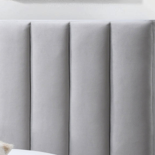Marcus Queen Bed Frame Light Grey