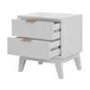 Matilda 4pc King Bed Suite Bedside Tallboy Frame Set White