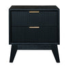 Matilda Bedside Table Black