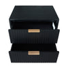 Matilda Bedside Table Black