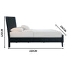 Matilda King Bed Frame Black