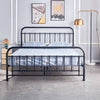 Metallica Metal Bed Frame Double Black