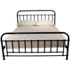 Metallica Metal Bed Frame Double Black
