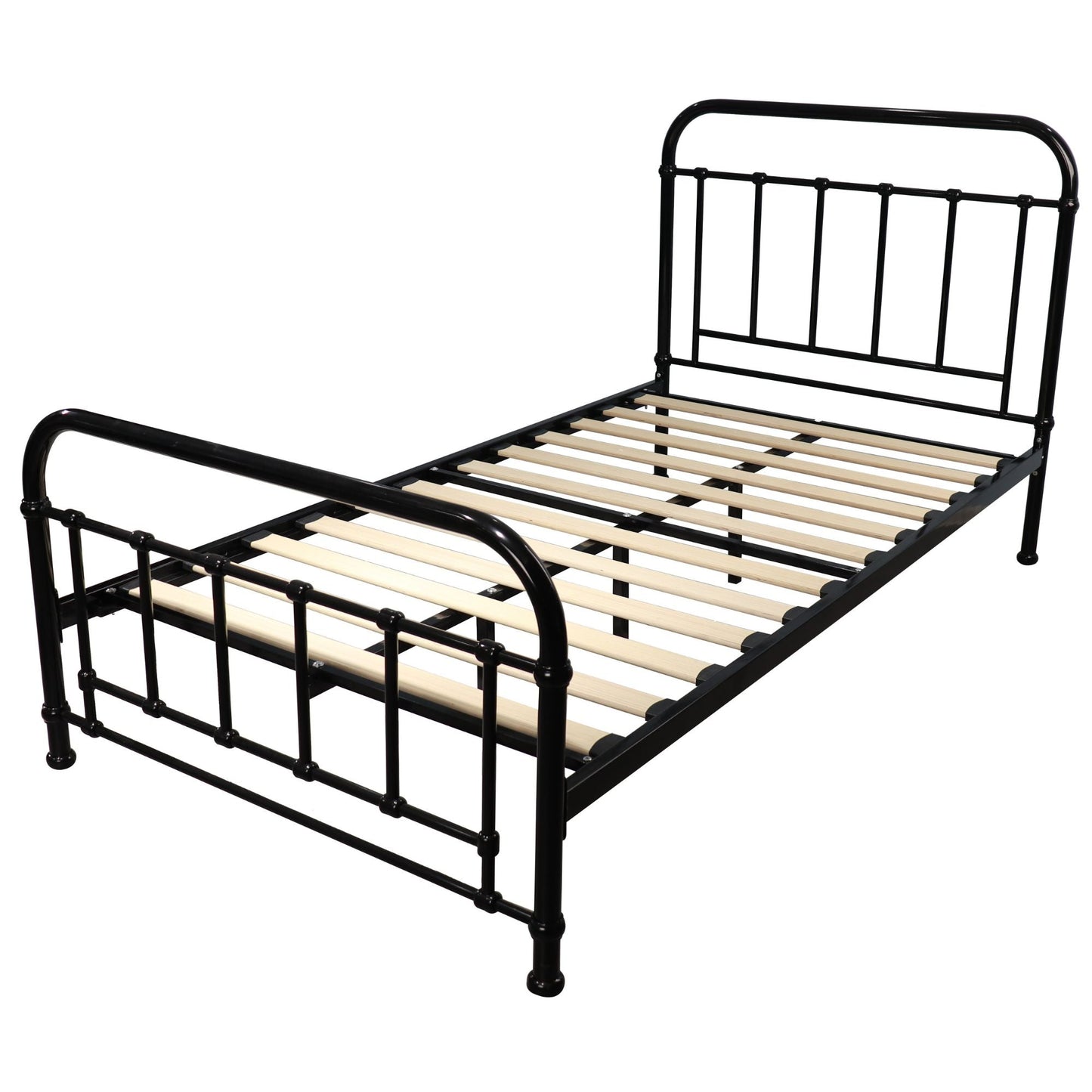 Metallica Metal Bed Frame King Single Black