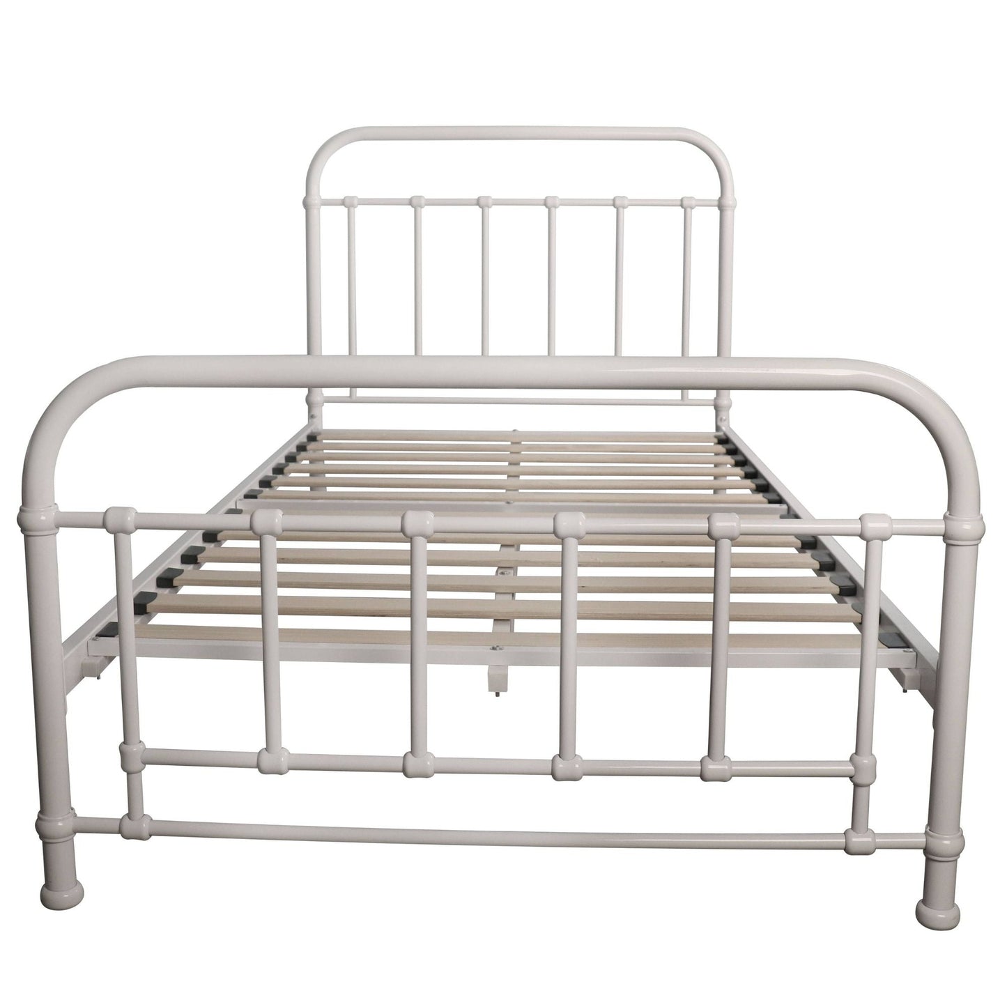 Metallica Metal Bed Frame King Single White