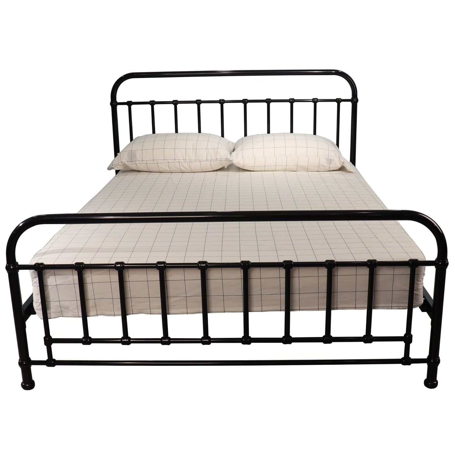 Metallica Metal Bed Frame Queen Black