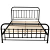 Metallica Metal Bed Frame Queen Black