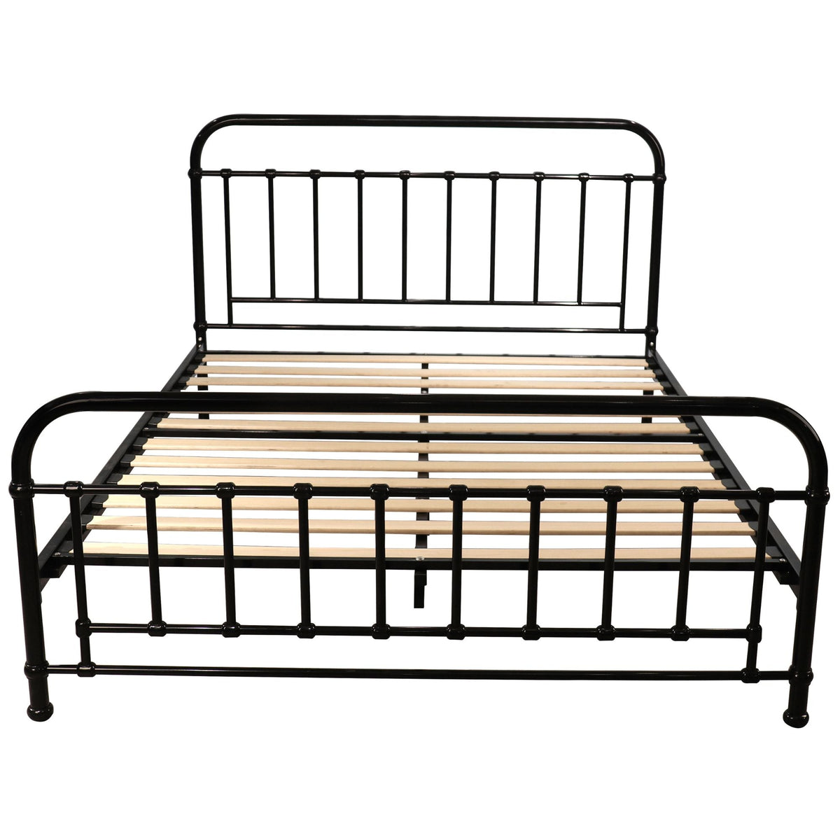 Metallica Metal Bed Frame Queen Black