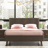 Milo King Bed Solid Hardwood Frame Walnut
