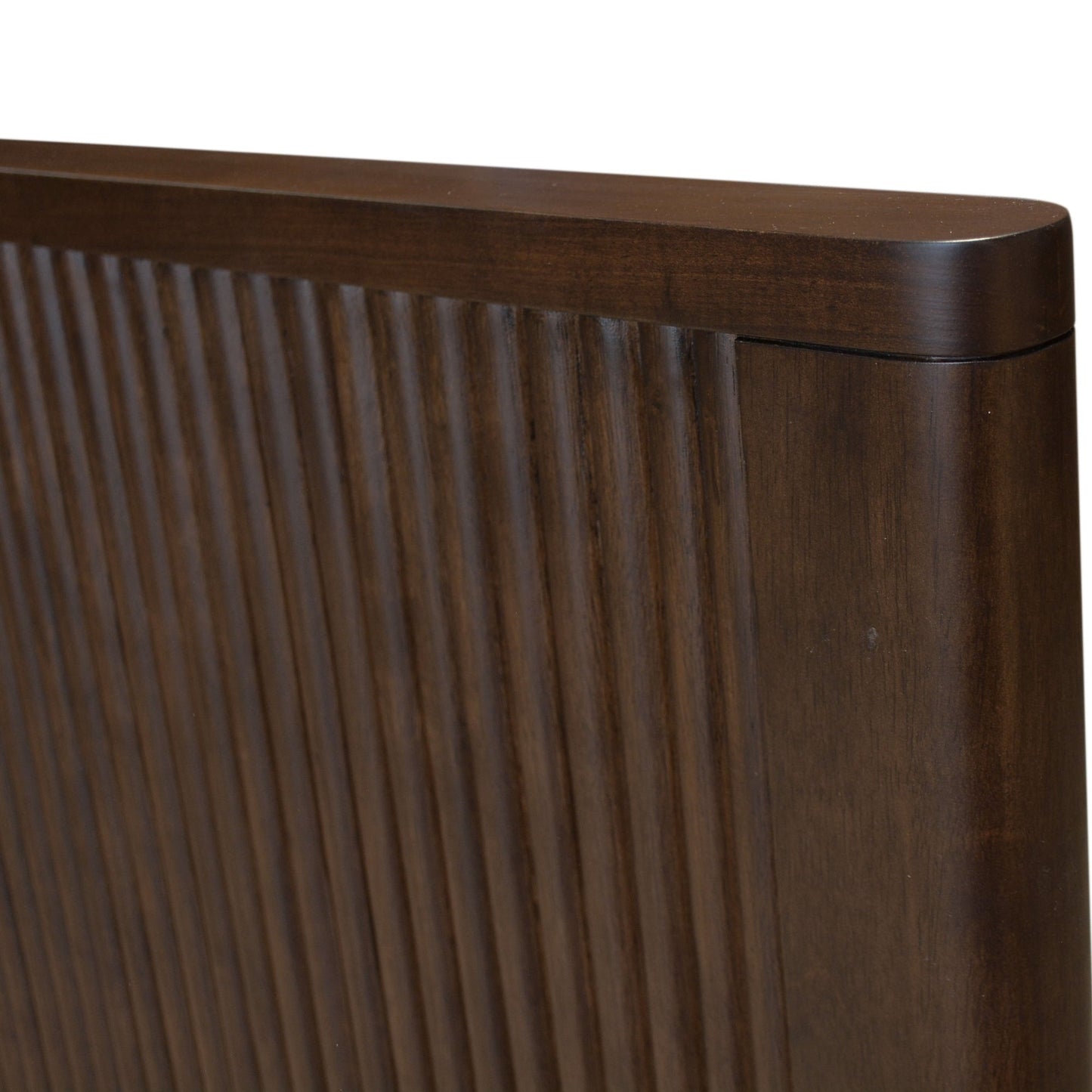 Milo Queen Bed Solid Hardwood Frame Walnut