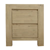 Natalie Bedside Table Brushed Smoke Grey
