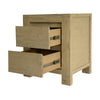 Natalie Bedside Table Brushed Smoke Grey