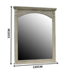 Paris Mirror for Dresser Washed Grey