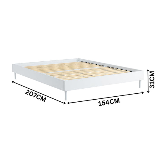 Patricia Queen Bed Frame White