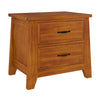 Pine Valley Bedside Table Solid Pine Blackwood Oak