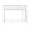 Sams Single Metal Bunk Bed Frame White