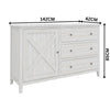 San Remo Dresser Washed White
