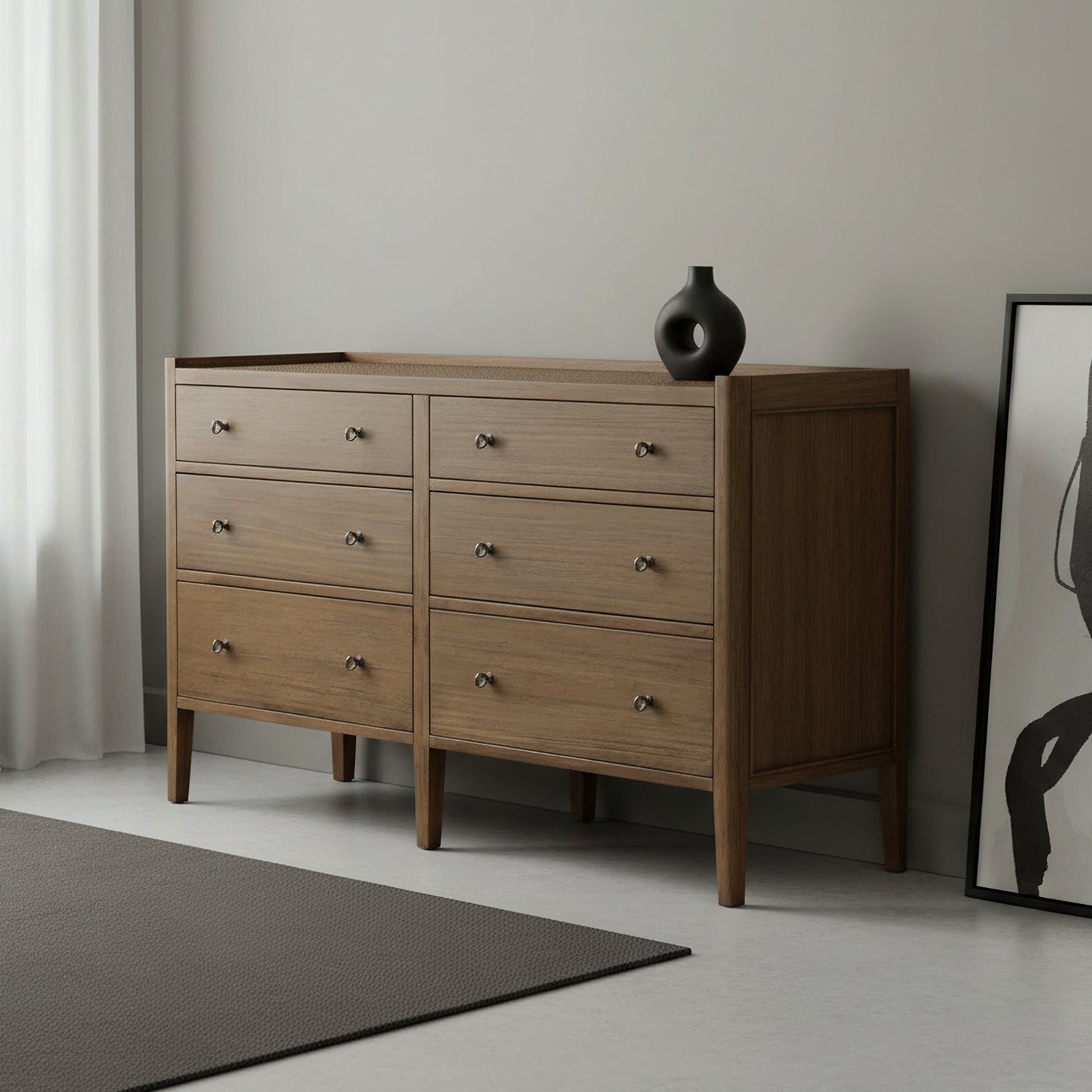Savannah Dresser 6 Drawer Natural 