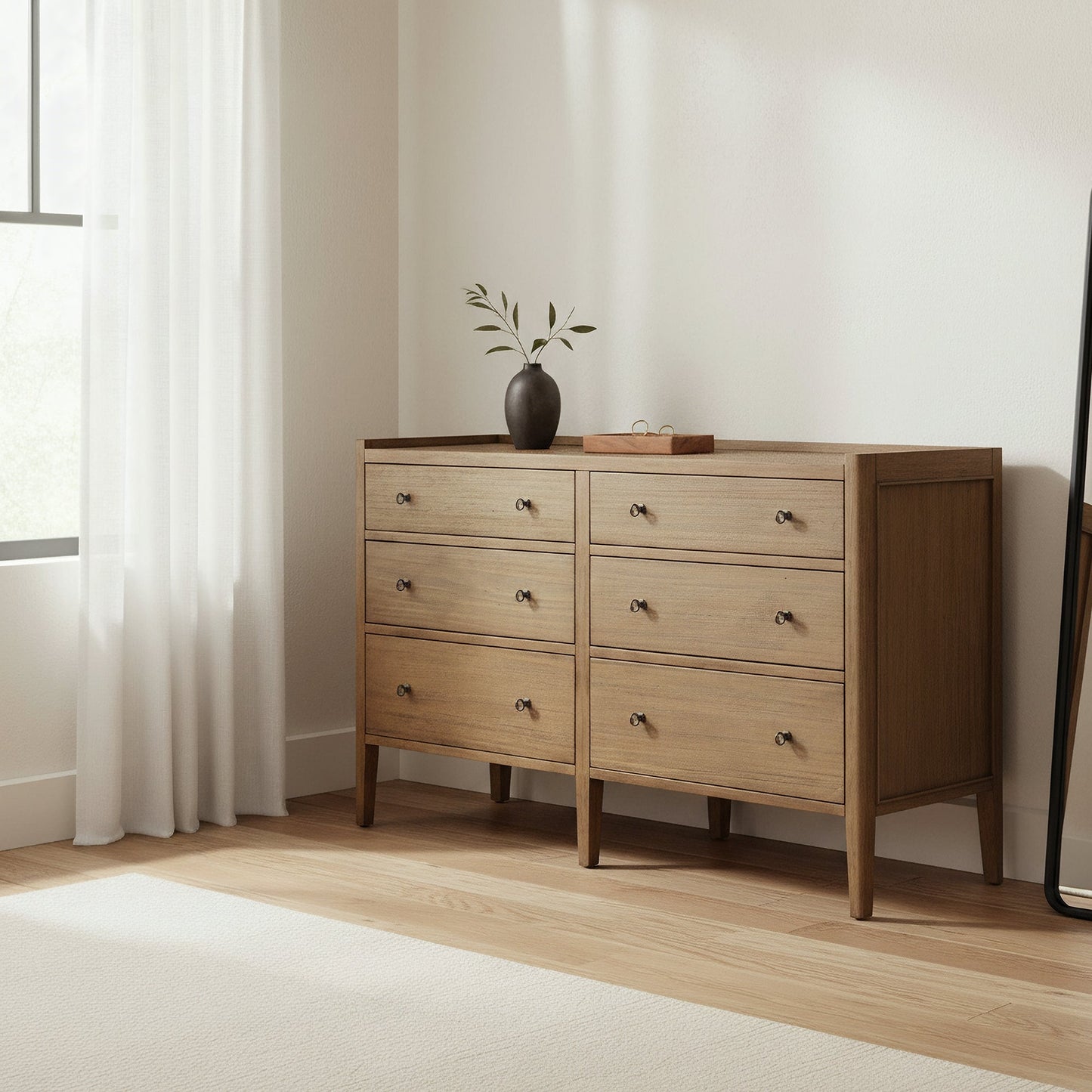 Savannah Dresser 6 Drawer Natural 