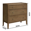 Savannah Lowboy 3 Drawer Natural 