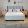 Skandinav Double Bed Frame Light Grey