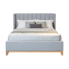 Skandinav King Bed Frame Light Grey