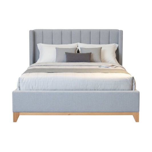 Skandinav King Bed Frame Light Grey