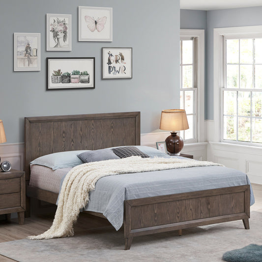 Suno Double Bed Frame Dark Grey