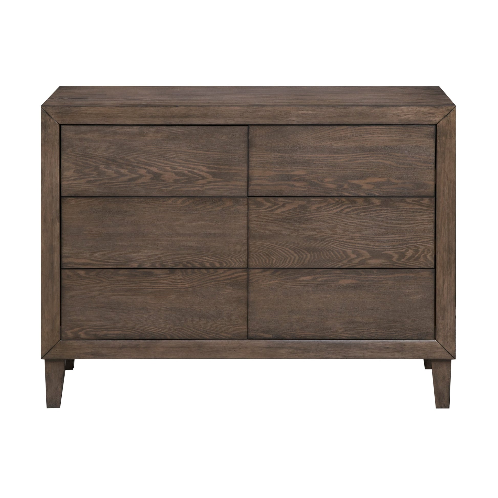Suno King Single Bedroom Suite Bed Frame Bedside Dresser Set Dark Grey