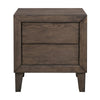 Suno King Single Bedroom Suite Bed Frame Bedside Dresser Set Dark Grey